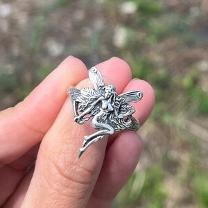 Faery silver ring